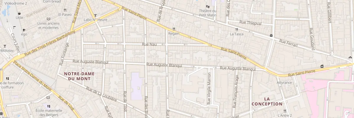 Plan du 77 Rue auguste blanqui à Marseille 5e Arrondissement