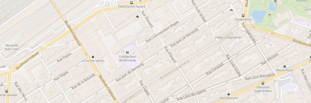 Plan du 49 Rue jean de bernardy à Marseille 1er Arrondissement
