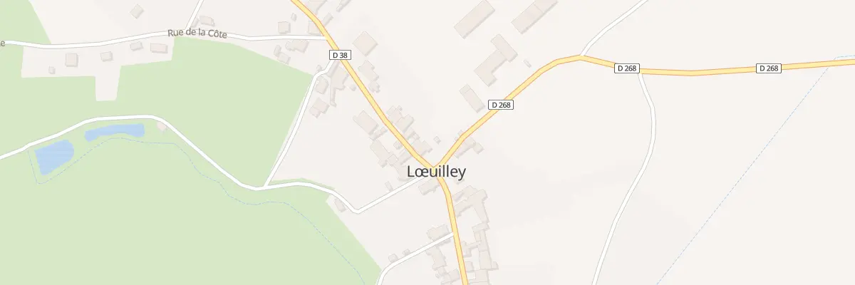 Plan du 2 Rte de Fley à Lœuilley