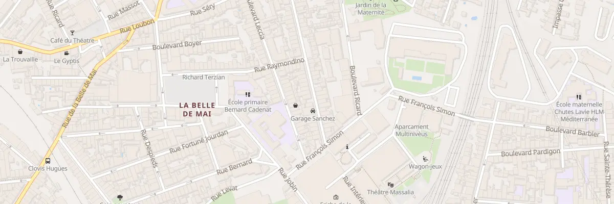 Plan du 21 Bd Allemand à Marseille 3e Arrondissement