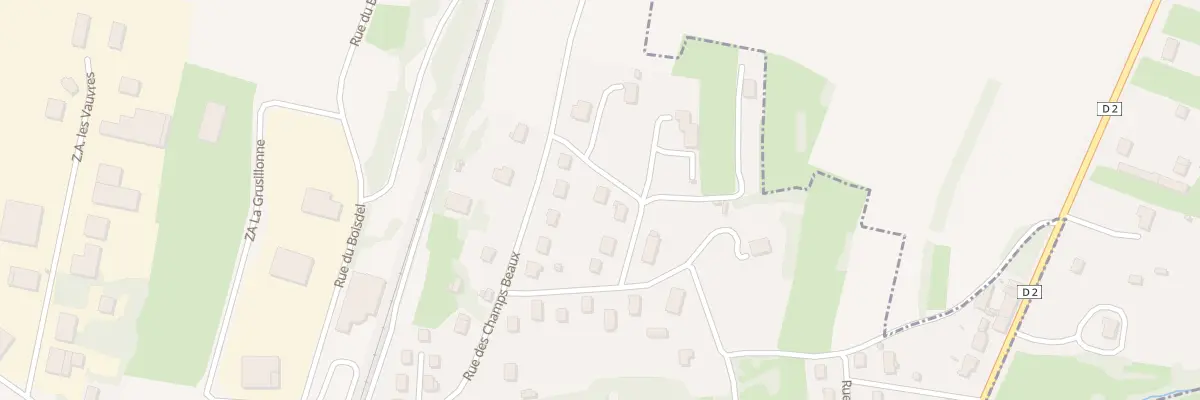 Plan du 8 Rue des Rosiers à Cousance
