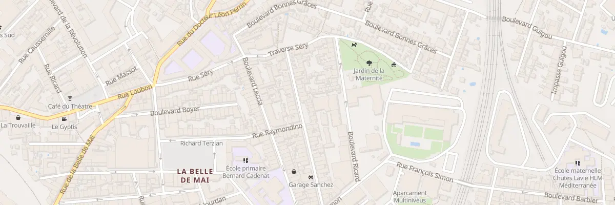 Plan du 50B Bd Allemand à Marseille 3e Arrondissement
