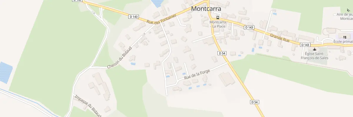 Plan du 51 Imp de la Forge à Montcarra