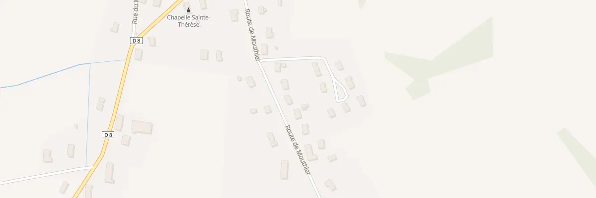 Plan du 13 Rte de Mouthier aux Hays