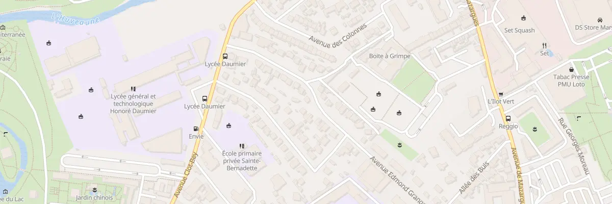 Plan du 18 Rue Aviateur Poli à Marseille 8e Arrondissement