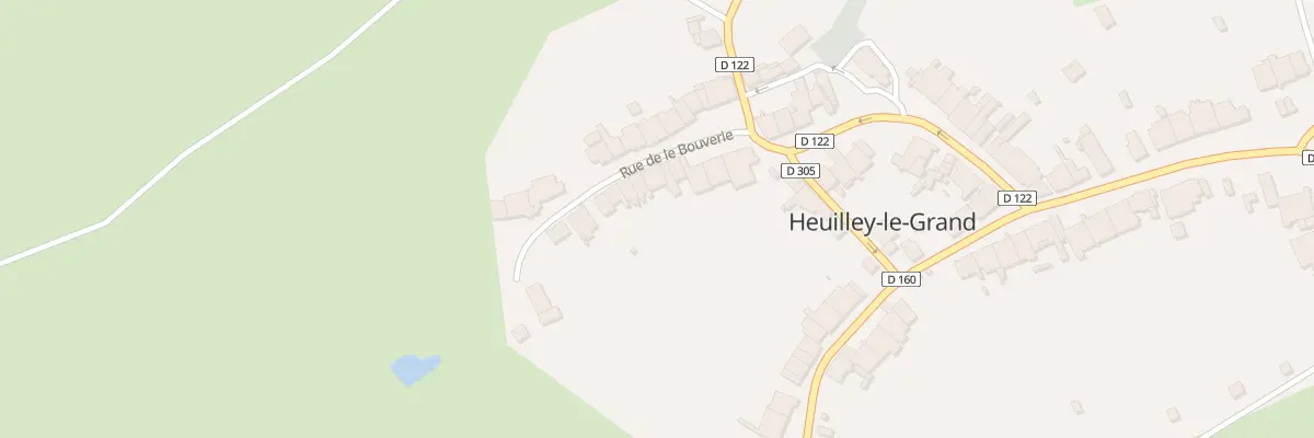 Plan du 15 Rue de la Bouverie à Heuilley-le-Grand