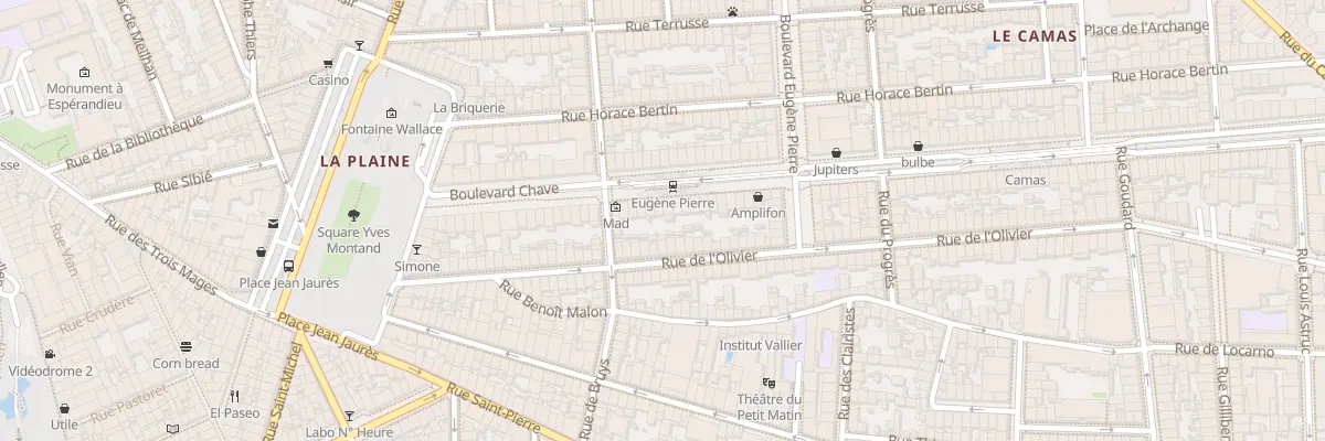 Plan du 40 Bd Chave à Marseille 5e Arrondissement