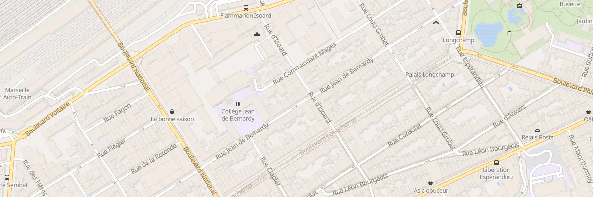 Plan du 51 Rue jean de bernardy à Marseille 1er Arrondissement