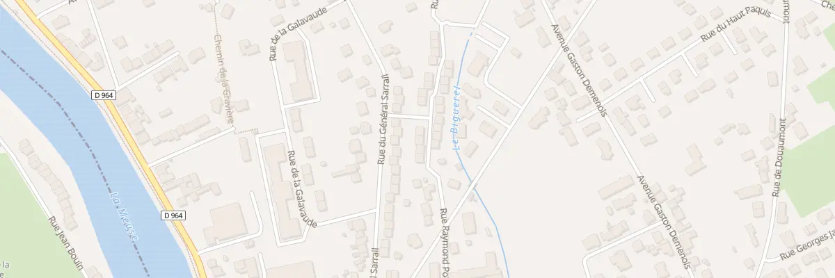 Plan du 5 Rue Victor Hugo à Belleville-sur-Meuse