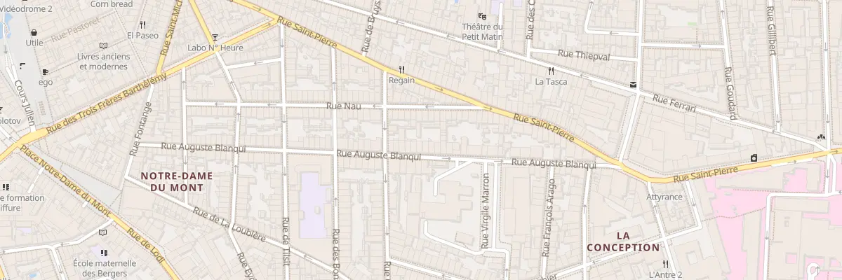 Plan du 81 Rue auguste blanqui à Marseille 5e Arrondissement