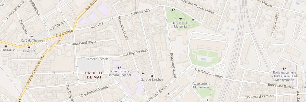 Plan du 38 Bd Allemand à Marseille 3e Arrondissement