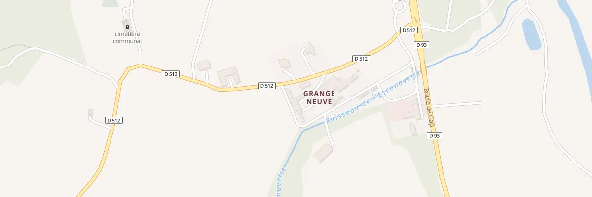 Plan du 225 Rte de Grange Neuve à Montmaur-en-Diois