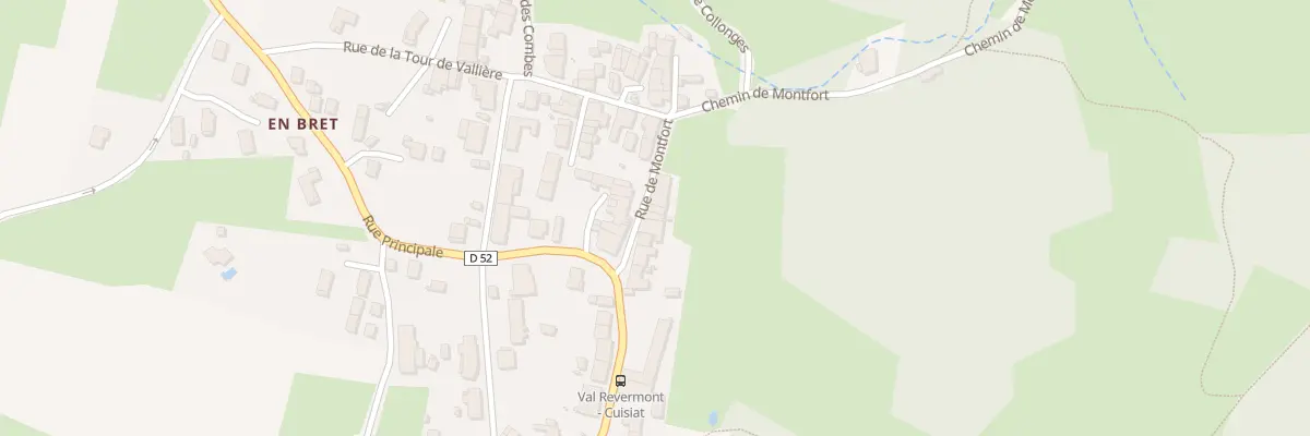 Plan du 10 Che de Montfort à Val-Revermont