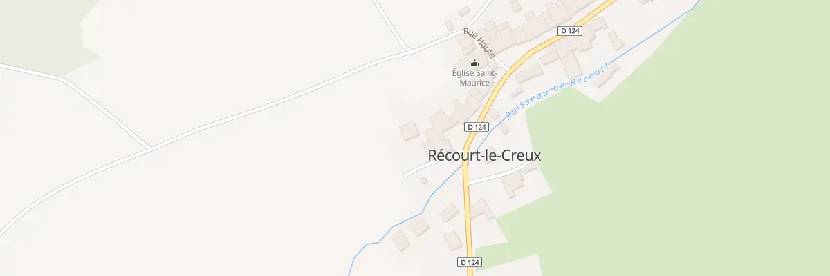 Plan du 2 Rue Basse à Récourt-le-Creux