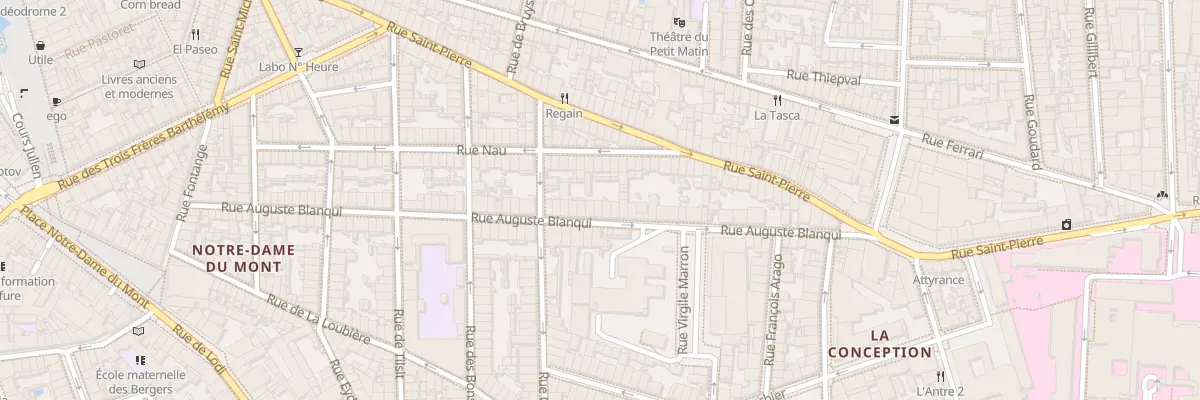 Plan du 83 Rue auguste blanqui à Marseille 5e Arrondissement