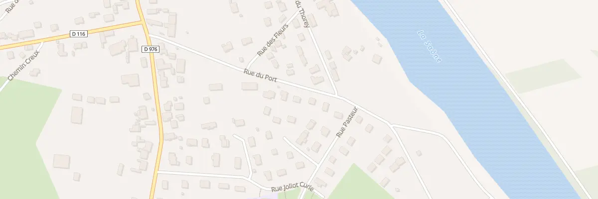 Plan du 16 Rue du Port à Lamarche-sur-Saône