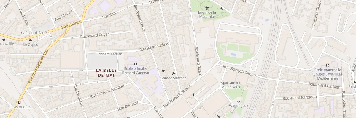 Plan du 26 Bd Allemand à Marseille 3e Arrondissement