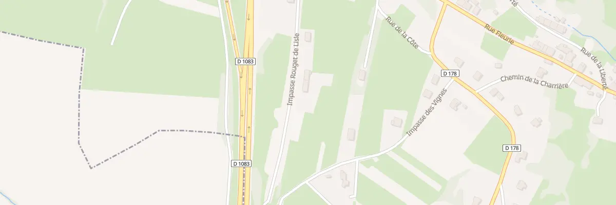 Plan du 7 Imp Rouget de Lisle à Digna