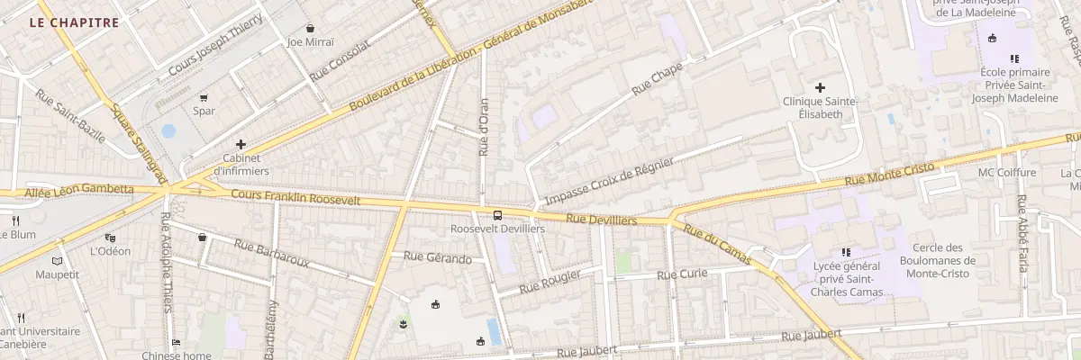 Plan du 1 Imp Croix de Regnier à Marseille 4e Arrondissement
