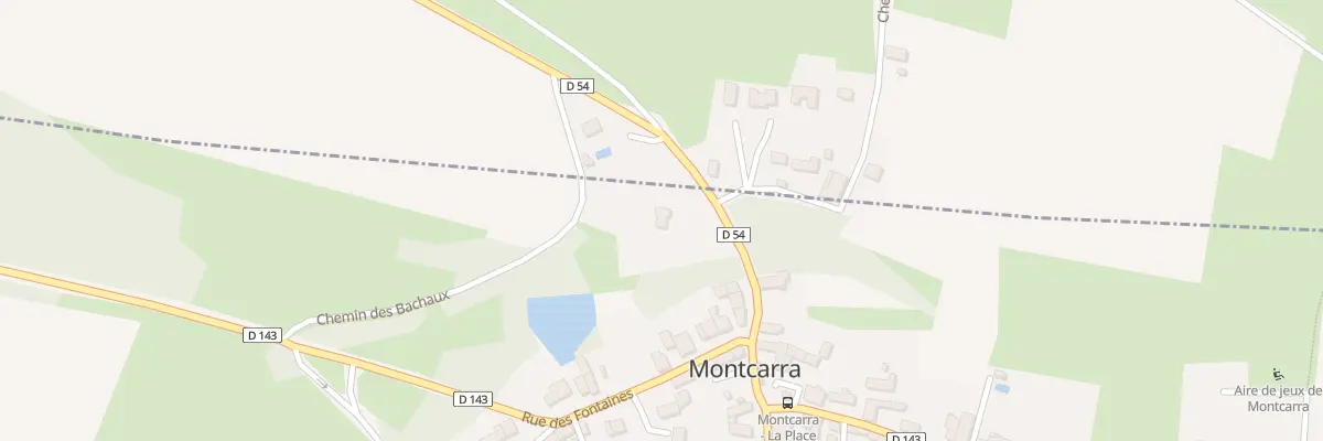 Plan du 93 Rue de la Serve à Montcarra