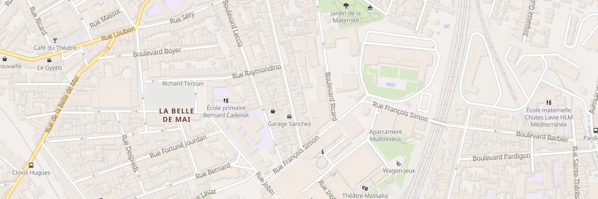 Plan du 22 Bd Allemand à Marseille 3e Arrondissement