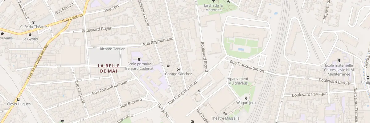 Plan du 20 Bd Allemand à Marseille 3e Arrondissement