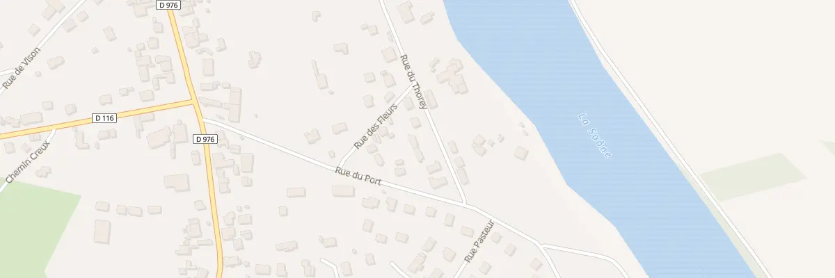 Plan du 24 Rue du Thorey à Lamarche-sur-Saône
