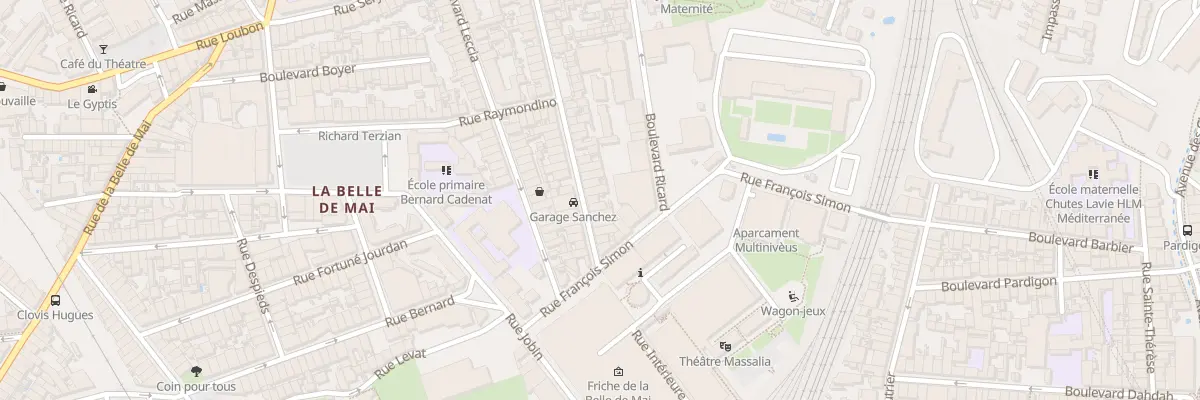 Plan du 14 Bd Allemand à Marseille 3e Arrondissement