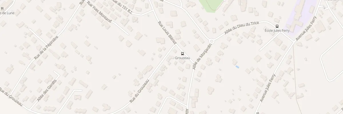 Plan du 76 Rue du Grouzeau à Verdun