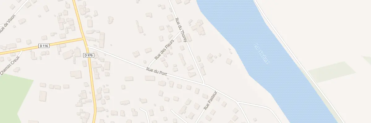 Plan du 26 Rue du Thorey à Lamarche-sur-Saône