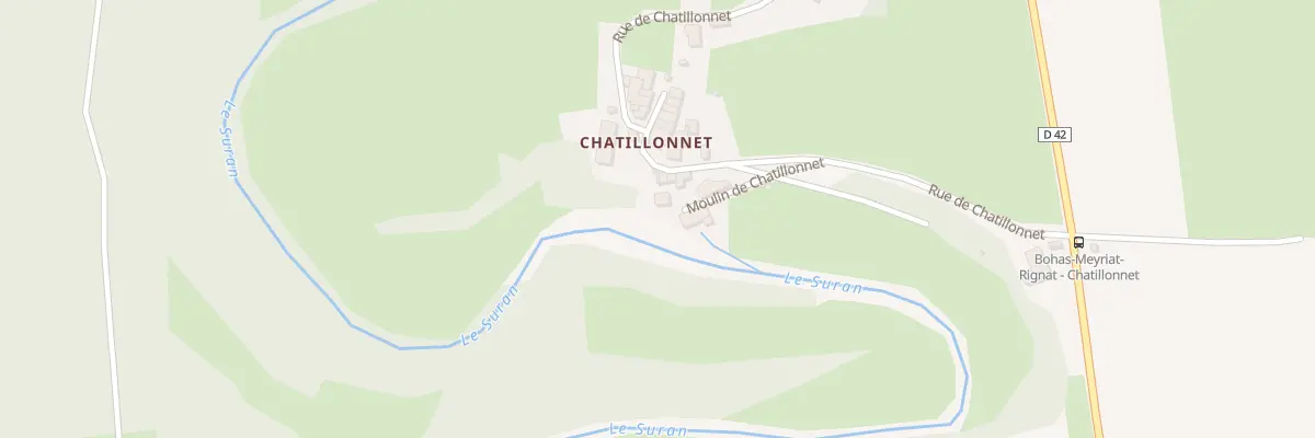 Plan du 116 Moulin de Chatillonnet à Bohas-Meyriat-Rignat