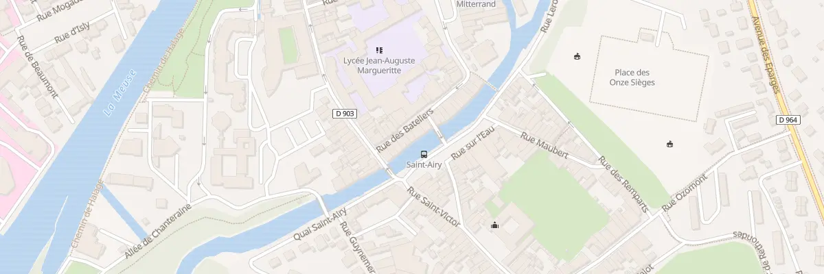 Plan du 12 Rue des Bateliers à Verdun