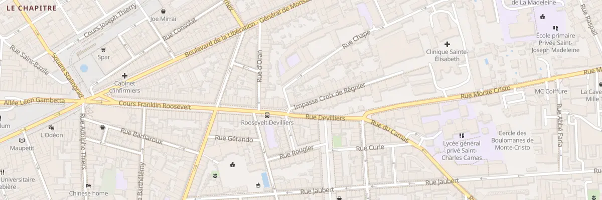 Plan du 5 Imp Croix de Regnier à Marseille 4e Arrondissement