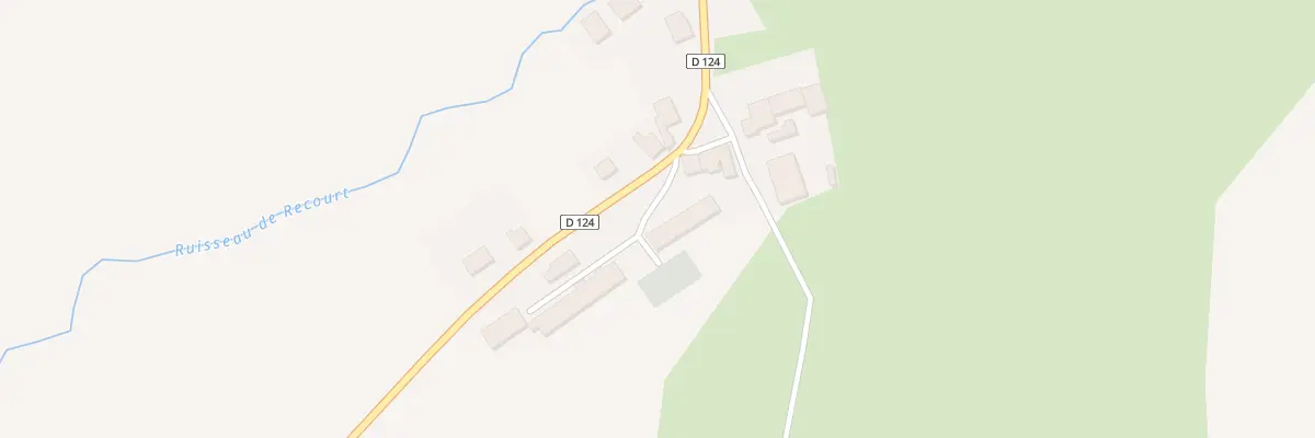 Plan du 9084 Rue de Rambluzin à Récourt-le-Creux