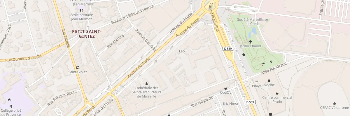 Plan du 317 Av du Prado à Marseille 8e Arrondissement