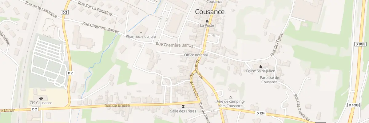 Plan du 31 Grande Rue à Cousance
