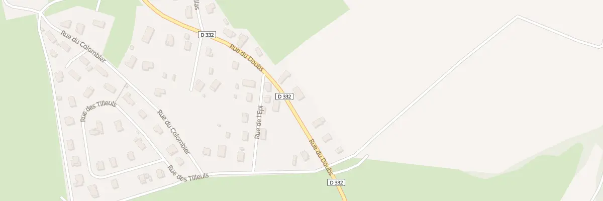 Plan du 13 Rue du Doubs à Champdivers