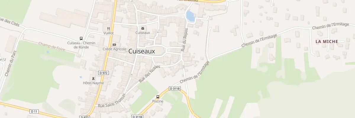 Plan du 30 Rue du Repos à Cuiseaux