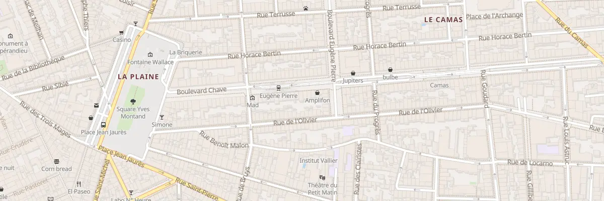 Plan du 54 Bd Chave à Marseille 5e Arrondissement