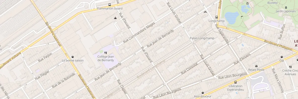 Plan du 54 Rue jean de bernardy à Marseille 1er Arrondissement