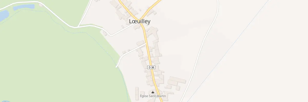 Plan du 7 Rte de Champagne à Lœuilley
