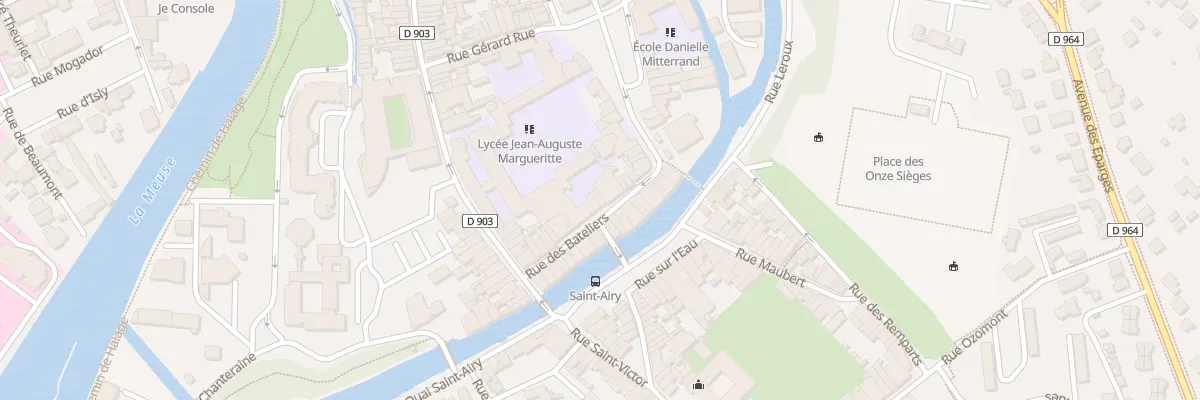 Plan du 21 Rue des Bateliers à Verdun