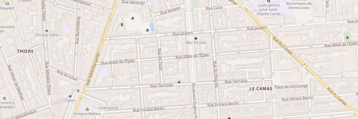 Plan du 56 Rue abbe de l’epee à Marseille 5e Arrondissement