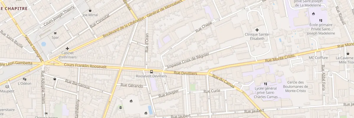 Plan du 13 Imp Croix de Regnier à Marseille 4e Arrondissement