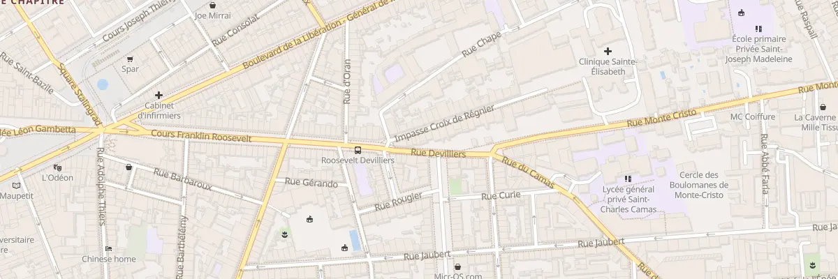 Plan du 6 Imp Croix de Regnier à Marseille 4e Arrondissement