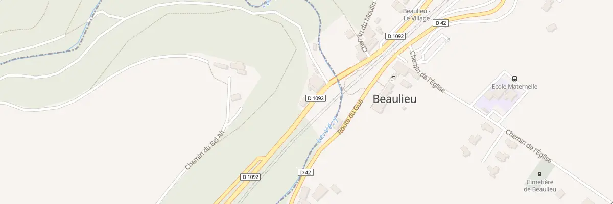 Plan du 5096 Le Chatelard à Têche