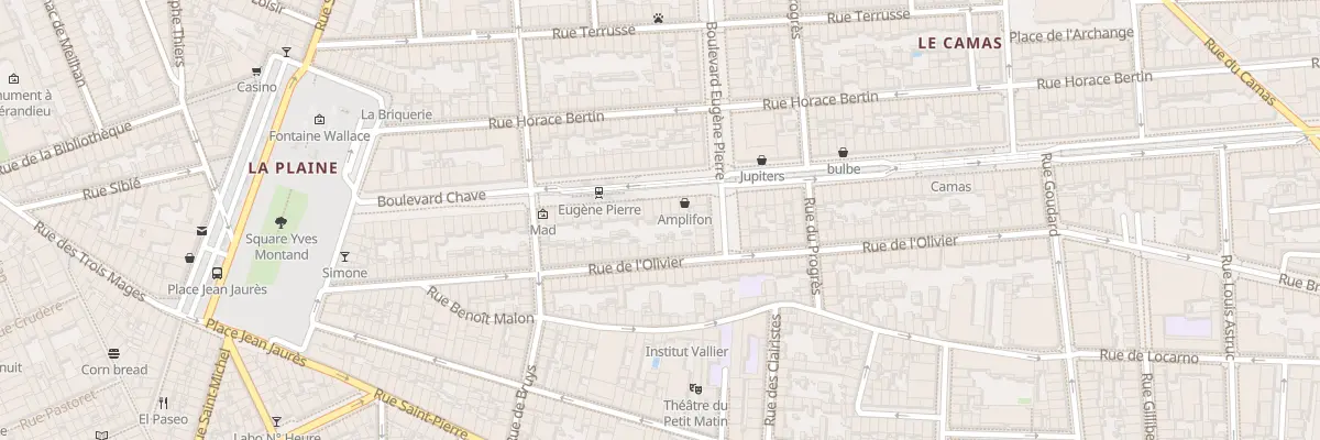 Plan du 56 Bd Chave à Marseille 5e Arrondissement