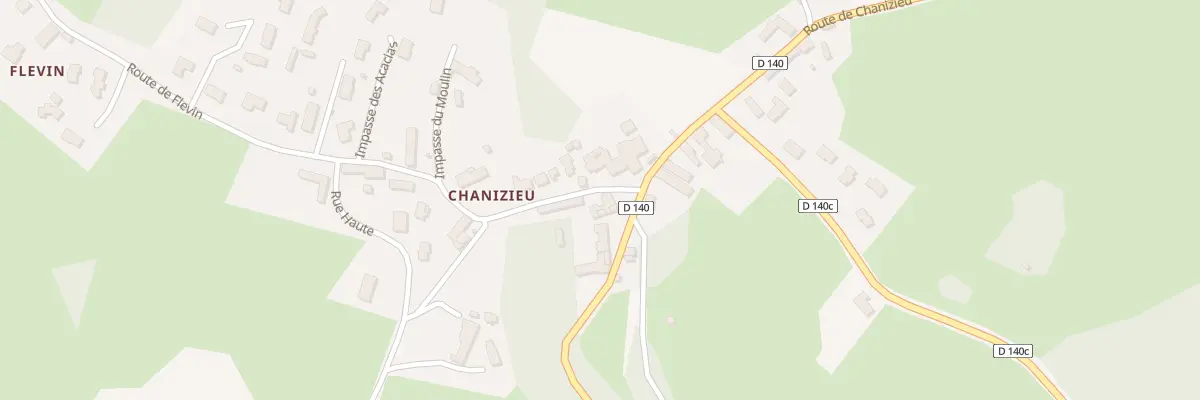 Plan du 17 Rte de Flevin à Courtenay