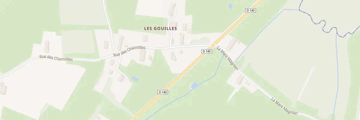 Plan du 151 Rue des Charmilles à Saillenard