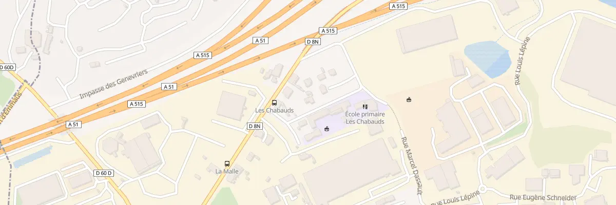 Plan du 1299 Av des Chabauds à Bouc-Bel-Air